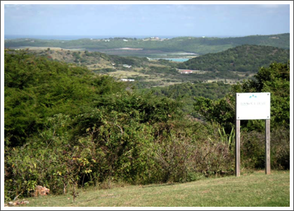 LOOKOUT POINT–From nearby Lookout Point, there are sweeping views of the island