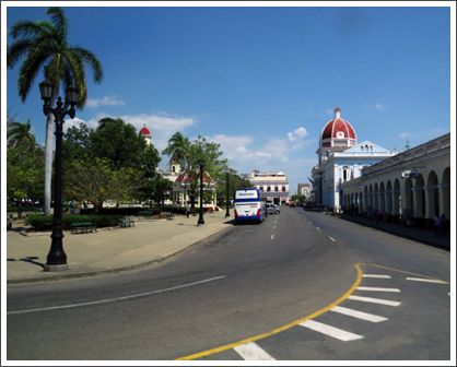 CIENFUEGOS–But finally, some signs of the old city