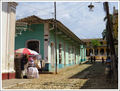 TRINIDAD–The surrounding streets have many well-preserved colonial buildings