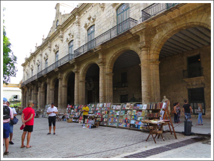 HAVANA–…where, among other things, booksellers and artists set up shop