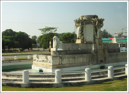 HAVANA–Somebody's nice idea for a fountain…sans water