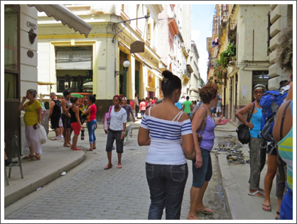 HAVANA–Vibrant street life: more locals, fewer tourists
