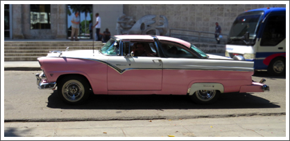 HAVANA–Ah yes, the old cars! A 57 Ford