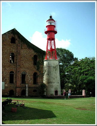 Lighthouse and hospital
