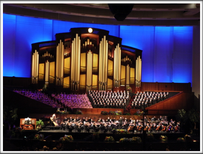 SALT LAKE CITY: a performance of the Mormon Tabernacle Choir