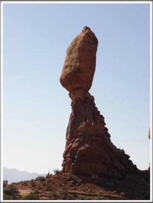 ARCHES: ‘Balanced Rock’ formations are also visibler. Careful where you stand!
