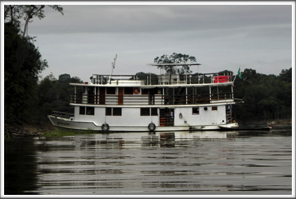 My home for five nights on the Rio Negro