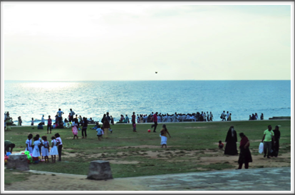 COLOMBO–Galle Face Green, with its lawns and beaches, is the doorstep of the city