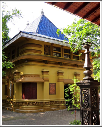 COLOMBO–Gangaramaya Buddhist Temple is an eclectic collection of buildings and courtyards near Beira Lake