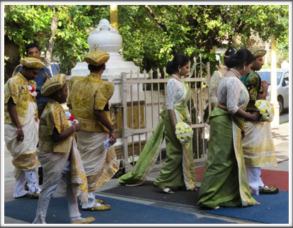 COLOMBO–it is a popular place for wedding parties to be blessed