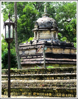 KANDY–an older stupa predates the largely 18th century complex of the present-day Temple