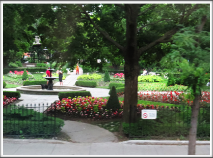 TORONTO–lots of gardens and green spaces