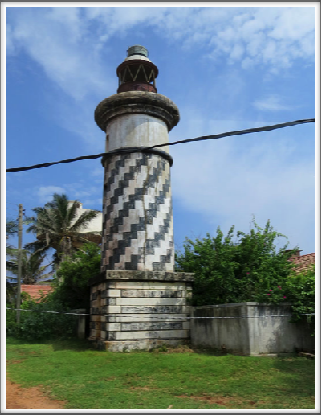 HAMBANTOTA–British-built lighthouse on the coast