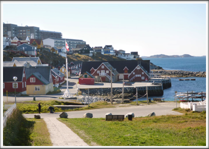 NUUK—capital and largest city of Greenland is farther north than Reykjavík, Iceland