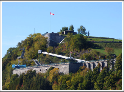 QUEBEC CITY—the Fort contains the residence of the Governor General of Canada, a regimental museum, and other buildings