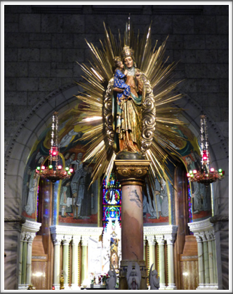 BASILICA OF SAINTE-ANNE-DE-BEAUPRÉ—miraculous statue and relic of St. Anne