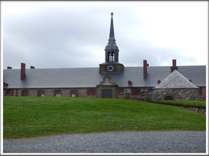 LOUISBOURG—the Governor's Apartments, a Chapel, and the King's Bastion Barracks were in this large building