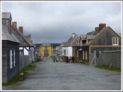 LOUISBOURG—one-quarter of the town in the Fortress was also reconstructed with authentic materials